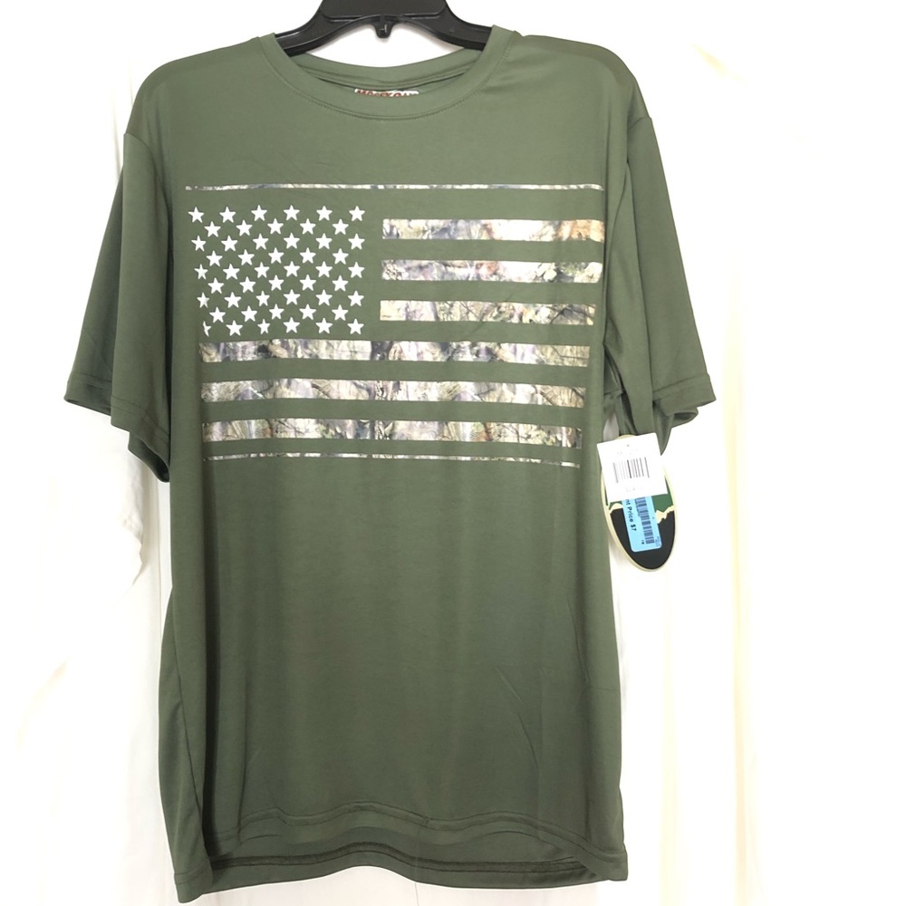 American Flag Camo T-shirt Mossy Oak